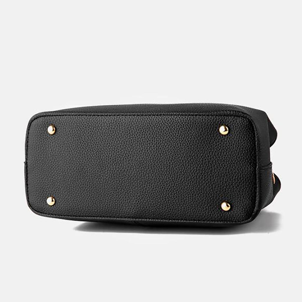 Handbags for Women,Purses and Handbag Ladies PU Leather Top Handle Satchel Shoulder Tote Crossbody Bag Black Bags