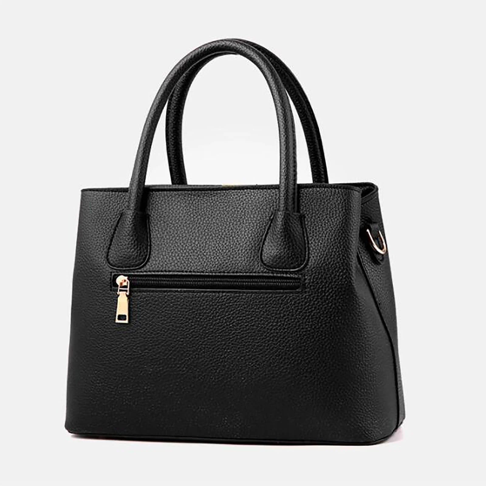 Handbags for Women,Purses and Handbag Ladies PU Leather Top Handle Satchel Shoulder Tote Crossbody Bag Black Bags