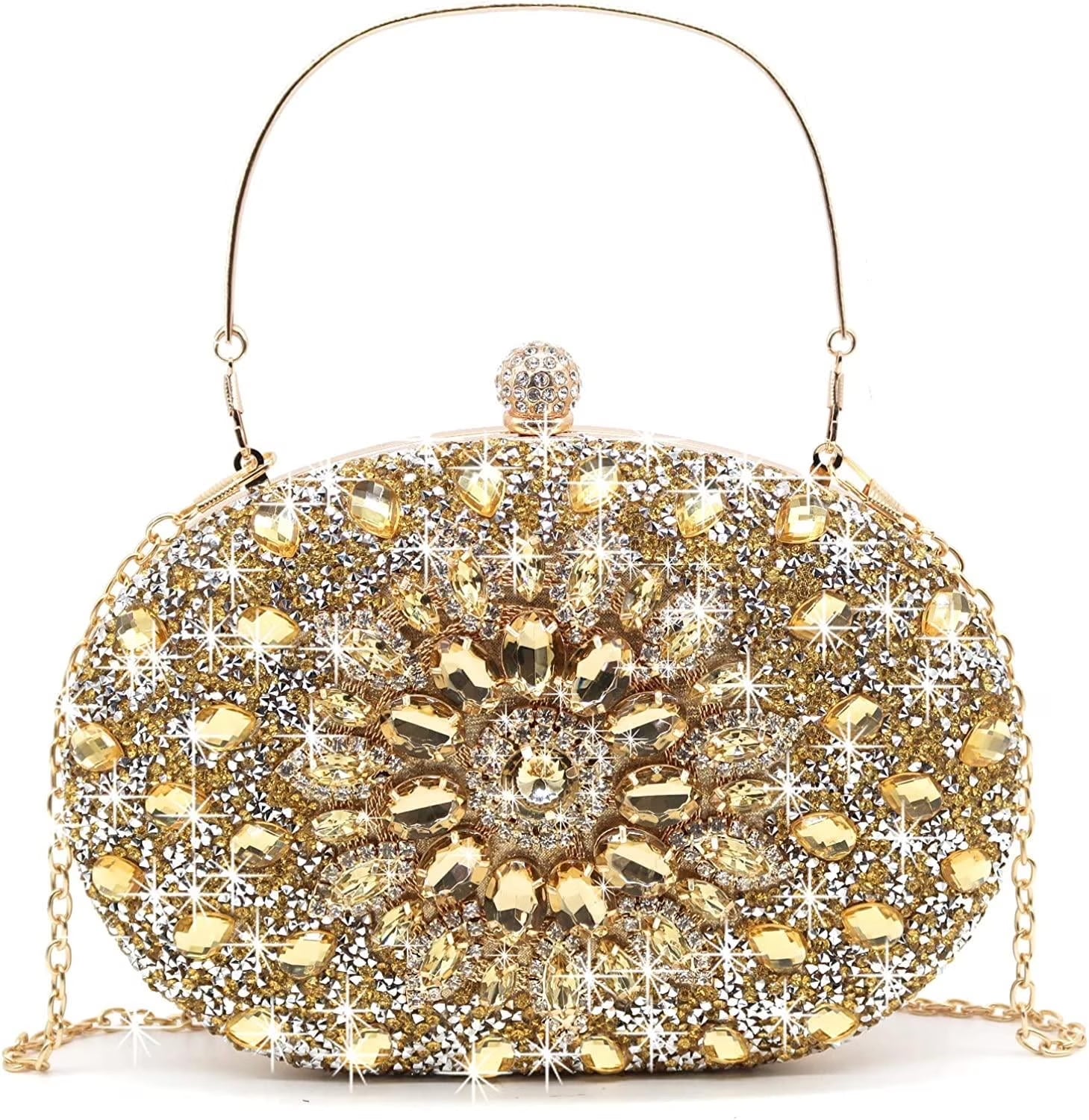 Rhinestone Evening Clutch Bag for Women Bridal Diamonds Clutch Purses Wedding Purse Prom Cocktail Party Handbags